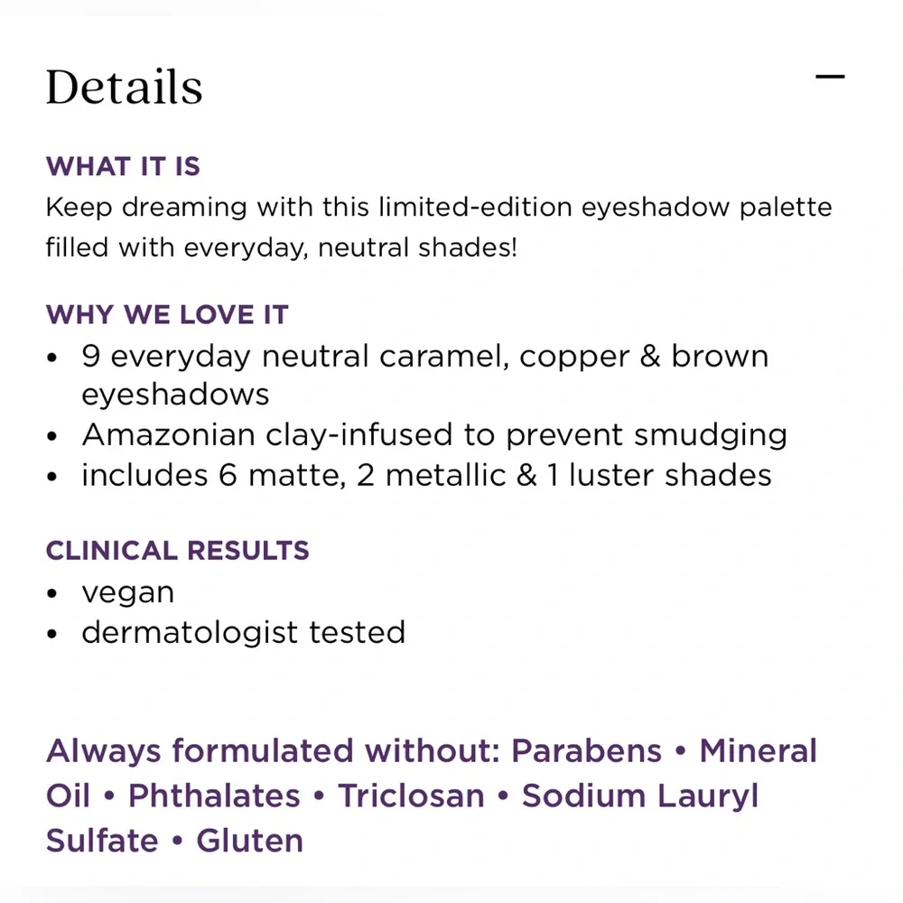 Tarte Dream Always Eyeshadow Palette
